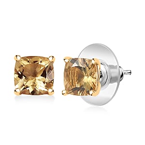 D'Joy Premium Marialite 2.70 ctw Earrings in 18K Vermeil Yellow Gold Over Sterling Silver