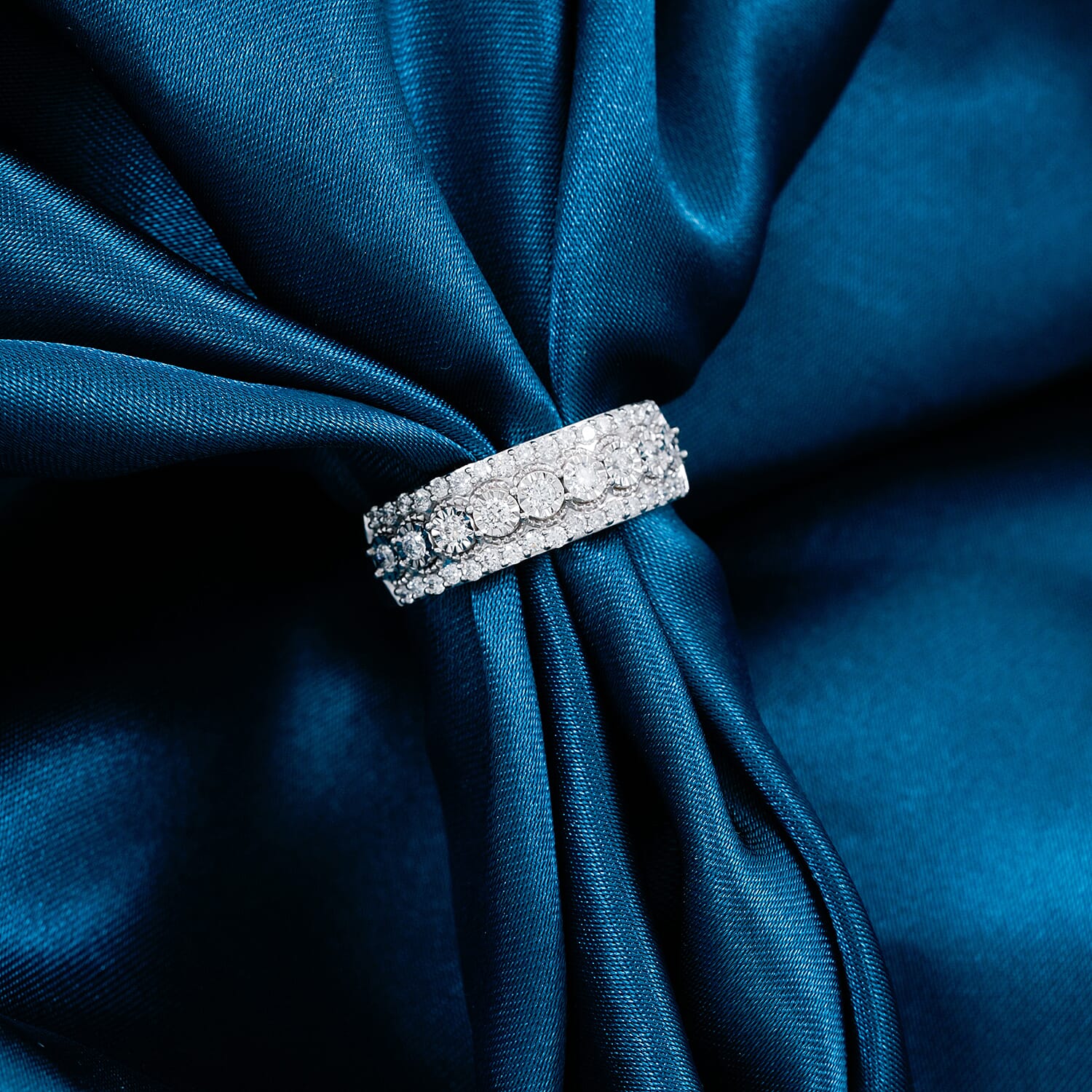 Luxuriant Lab Grown Diamond E-F VS 0.50 ctw Ring in 10K White Gold (Size 6.0)