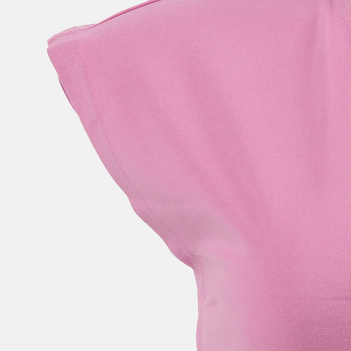 Closeout Christopher & Banks Light Pink Relaxed Restyled Step Hem Tee - Petite XL image number 4