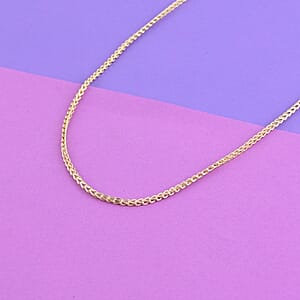 10K Yellow Gold 1.5mm Franco Chain Necklace 20 Inches 2.4 Grams