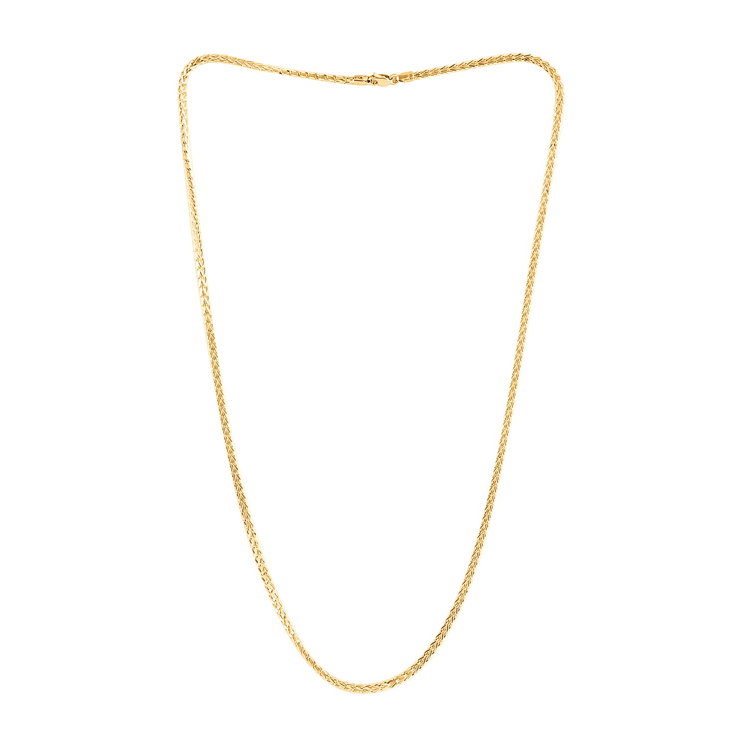 10K Yellow Gold 1.5mm Franco Chain Necklace 20 Inches 2.4 Grams