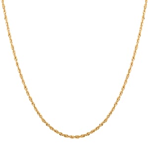 14K Yellow Gold 3.05mm Rope Chain Necklace 20 Inches 4.8 Grams
