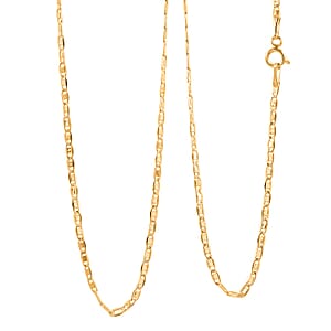 Doorbuster 1.8mm Valentino Chain Necklace in 18K Yellow Gold 1.5 Grams 18 Inches