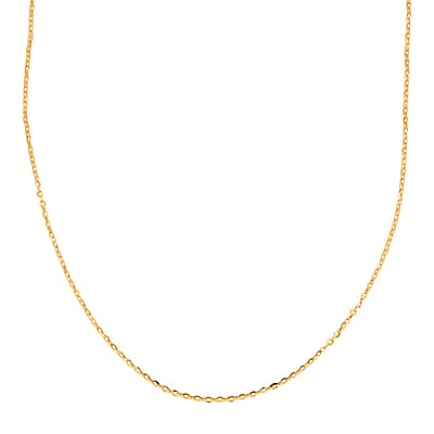 1.5mm Rolo Chain Necklace in 18K Yellow Gold 1.4 Grams 18 Inches