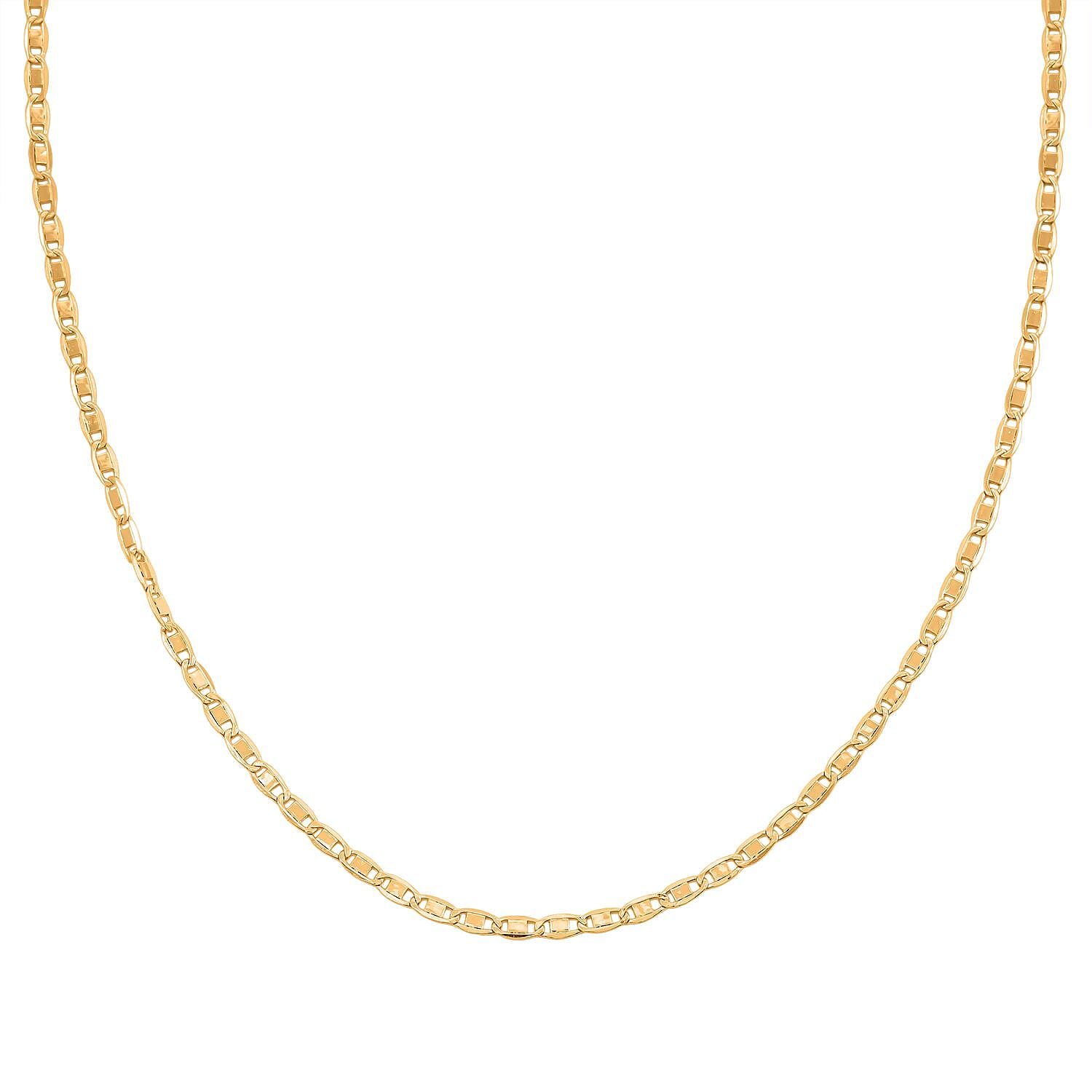  1.8mm Valentino Chain Necklace in 18K Yellow Gold 1.7 Grams 20 Inches