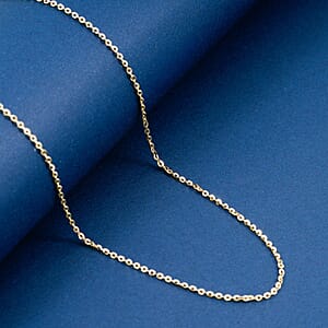 Doorbuster 1.5mm Rolo Chain Necklace in 18K Yellow Gold 1.6 Grams 20 Inches