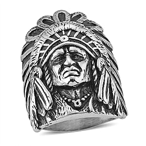 Chief Men's Ring in Stainless Steel (Size 9.0)