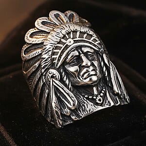 Chief Men's Ring in Stainless Steel (Size 9.0)