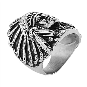 Chief Men's Ring in Stainless Steel (Size 9.0)