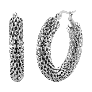 Hoop Earrings in Stainless Steel