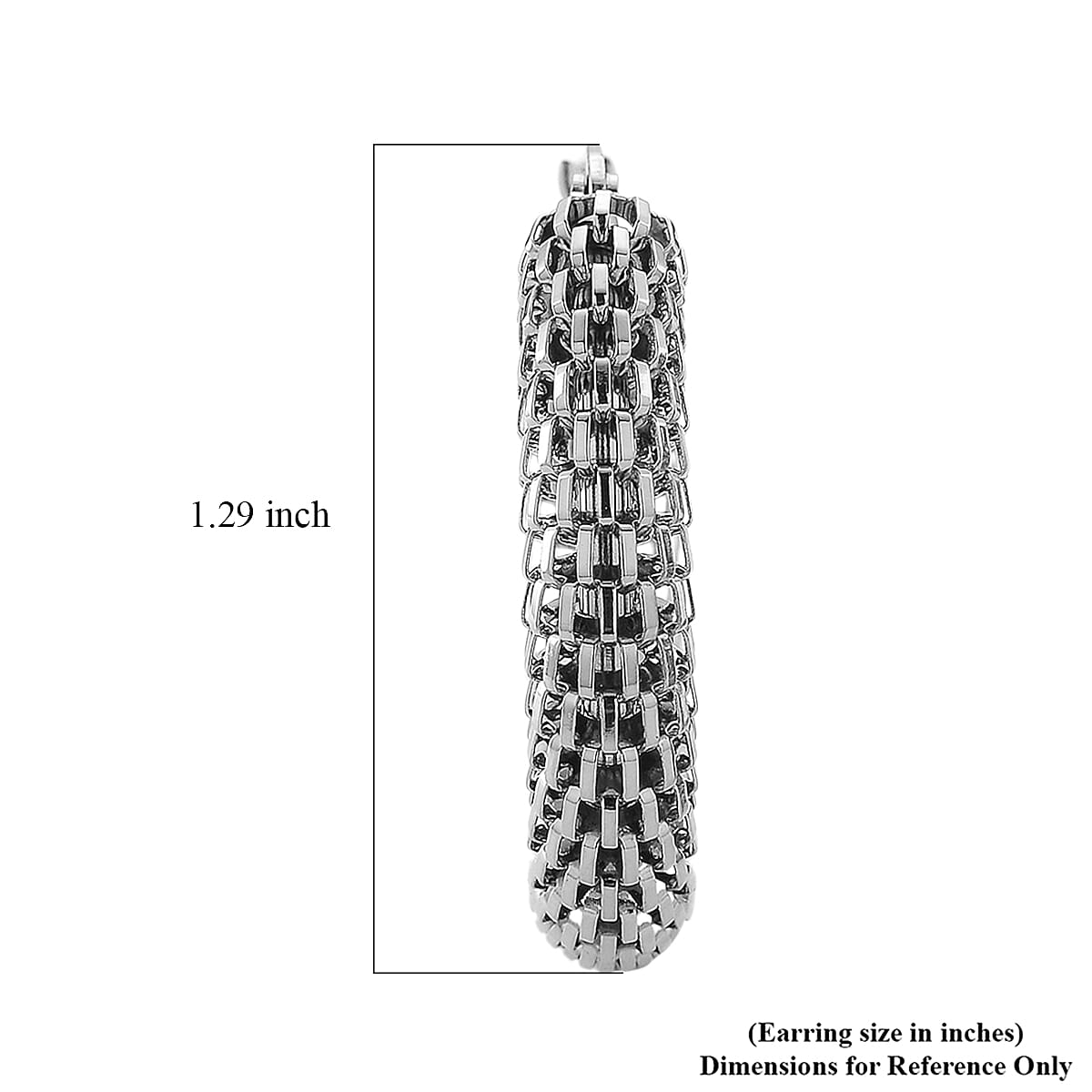 Hoop Earrings in Stainless Steel image number 4