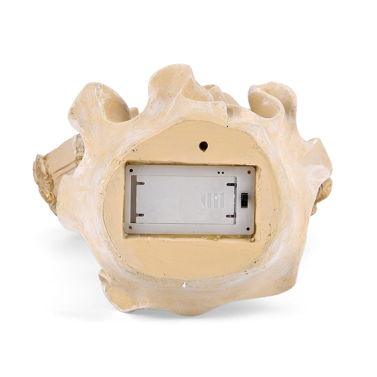 Livmore White Polyresin Angel Holding Heart Figurine with Light (2xAAA Battery not Included) image number 7