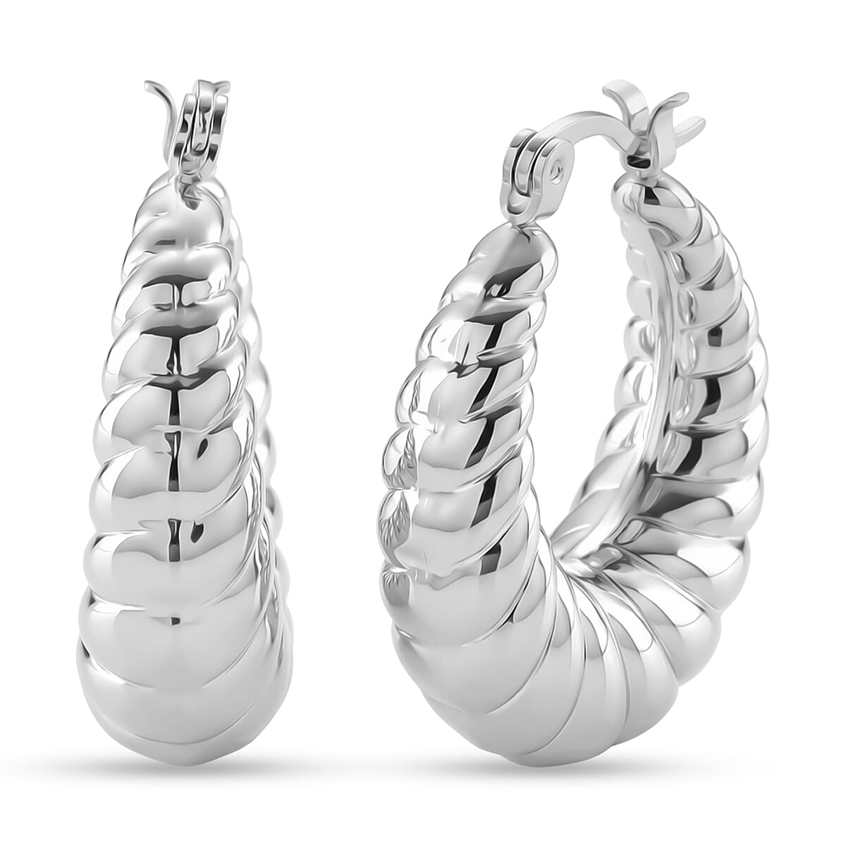 Hoop Earrings in Stainless Steel