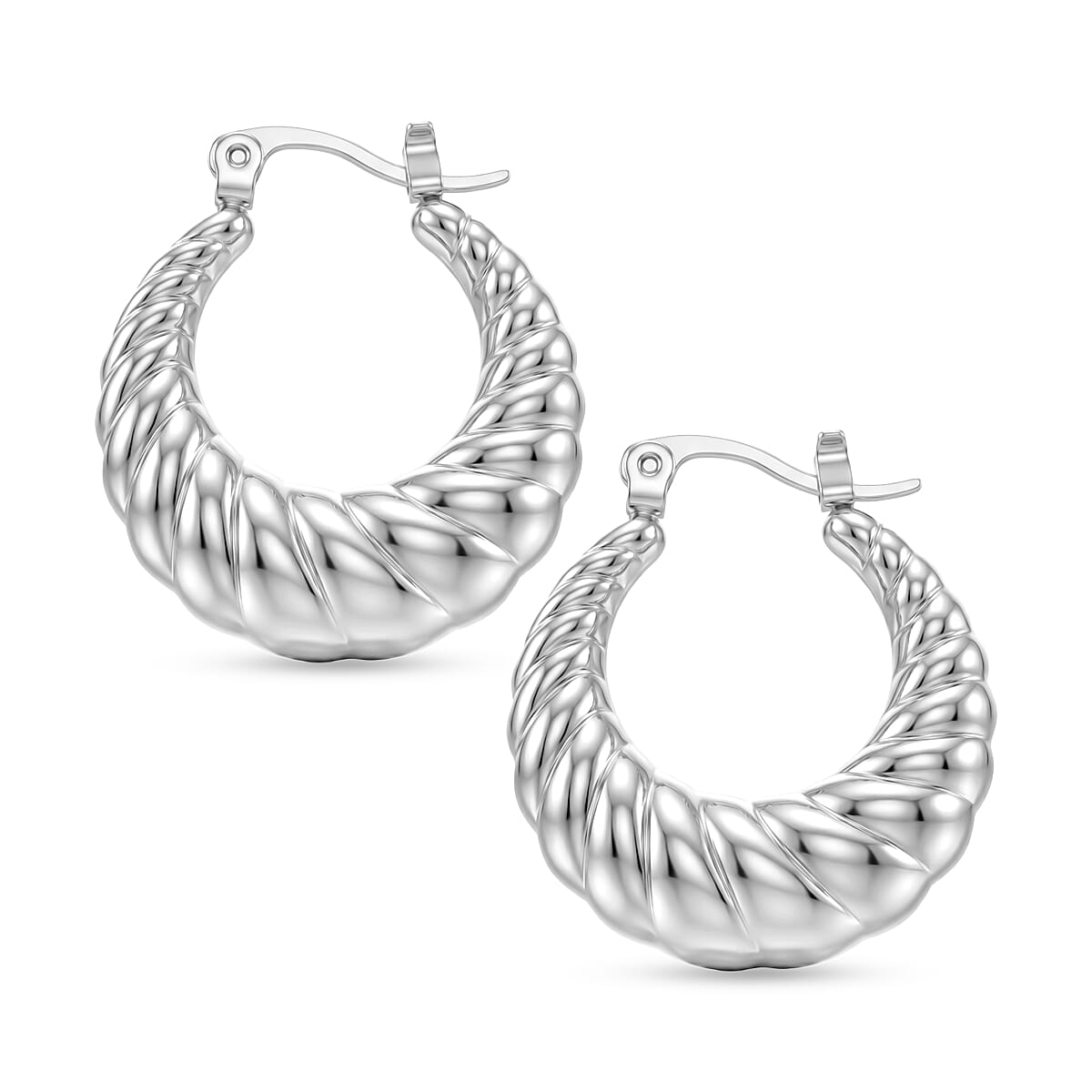 Hoop Earrings in Stainless Steel