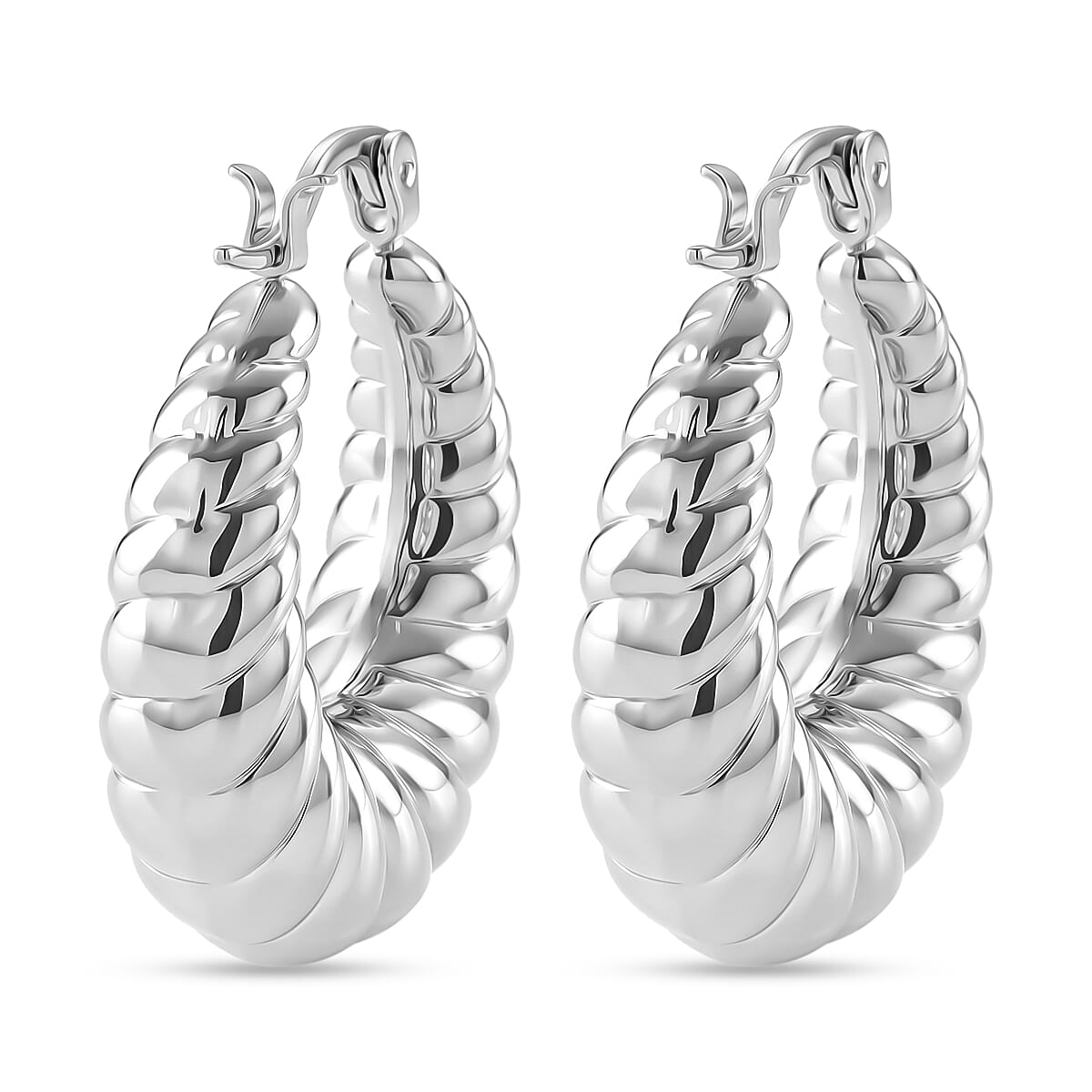 Hoop Earrings in Stainless Steel