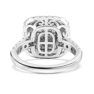 Luxuriant Lab Grown Diamond G VS 2.00 ctw Ring in Sterling Silver (Size 10.0)