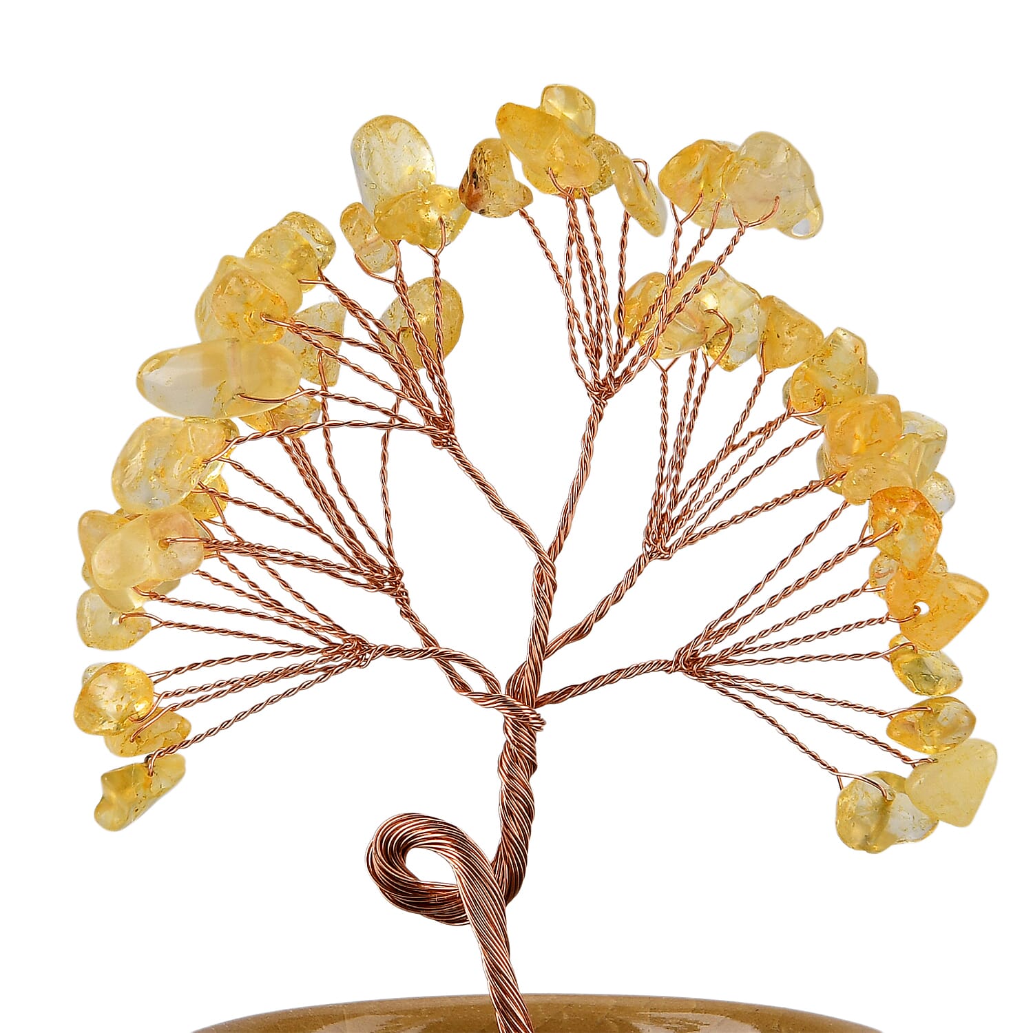 Livmore Citrine Tree with Ceramic Base