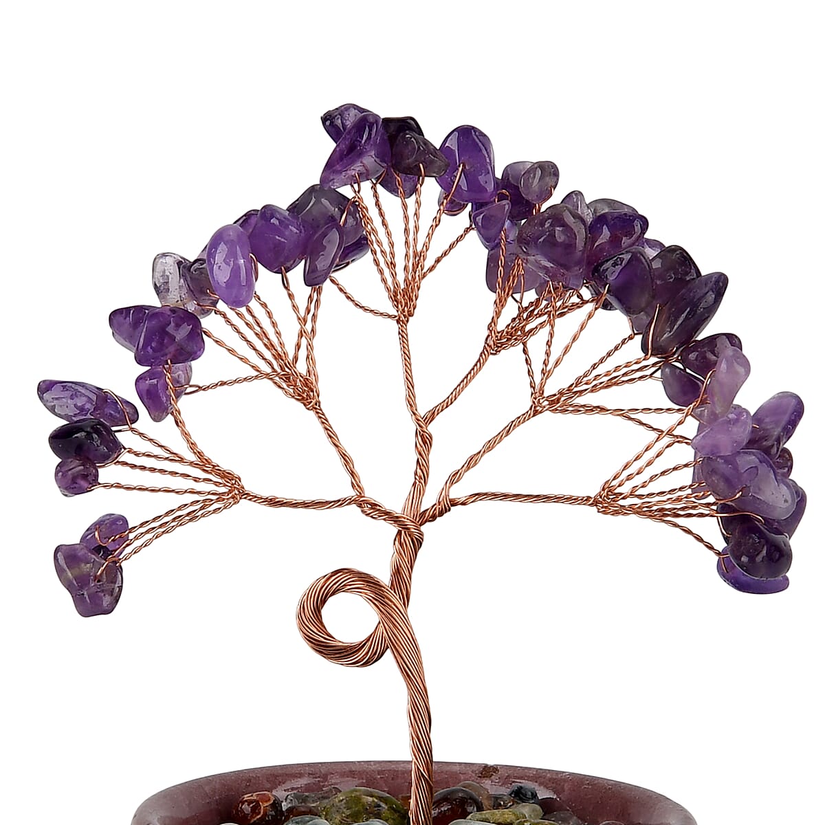 Livmore Amethyst Tree with Ceramic Base image number 4