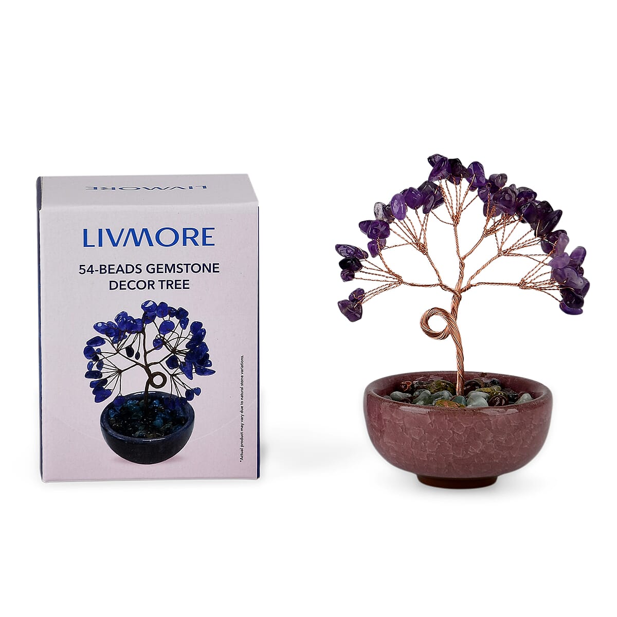 Livmore Amethyst Tree with Ceramic Base image number 5
