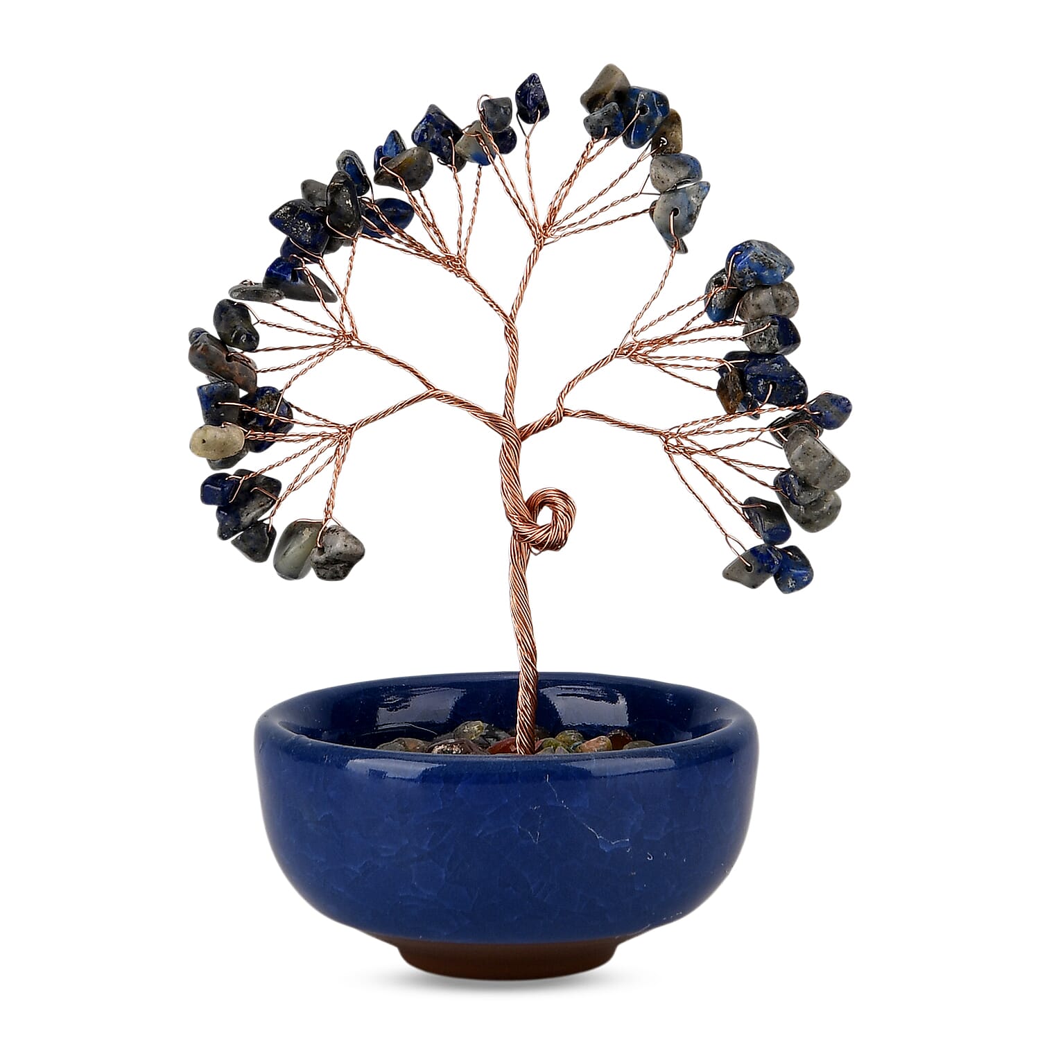 Livmore Lapis Tree with Ceramic Base
