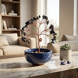 Livmore Lapis Tree with Ceramic Base