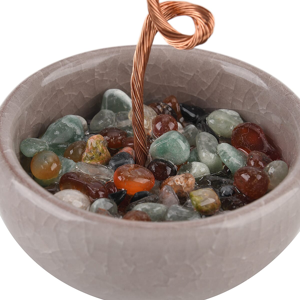 Livmore Rose Quartz Tree with Ceramic Base image number 6