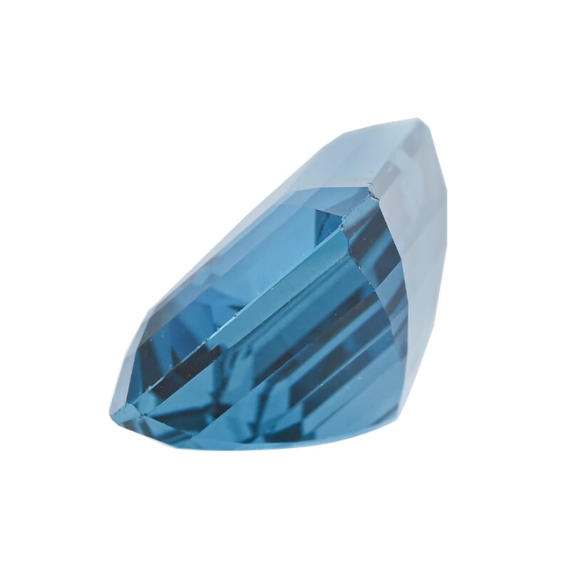 AAAA London Blue Topaz (Oct Free Size) 40.00 ctw