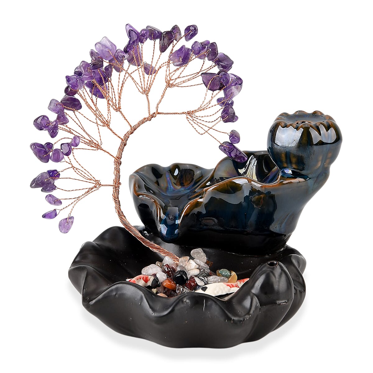 Livmore Amethyst Tree with Ceramic Base image number 5