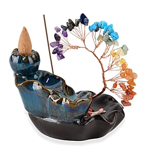 Livmore Multi-Gemstone Tree with Ceramic Base