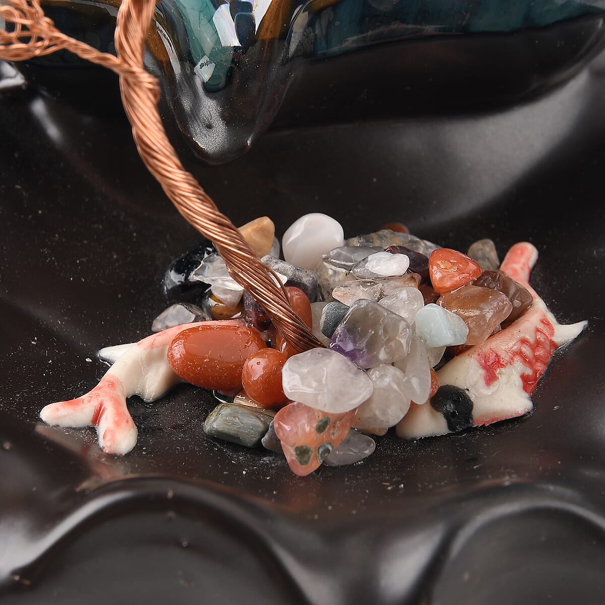 Livmore Multi-Gemstone Tree with Ceramic Base image number 7