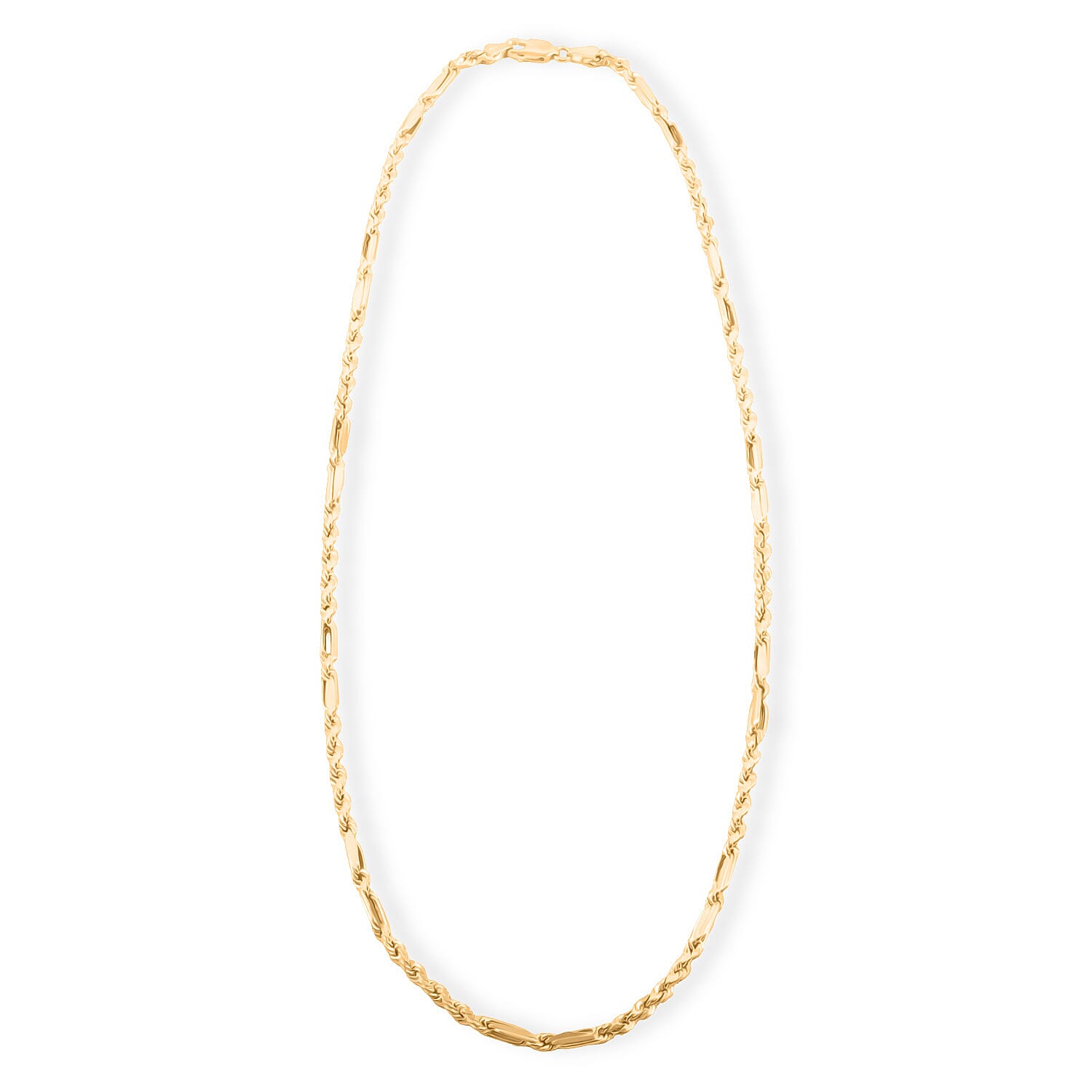 10K Yellow Gold 3mm Milano Chain Necklace 18 Inches 4.7 Grams