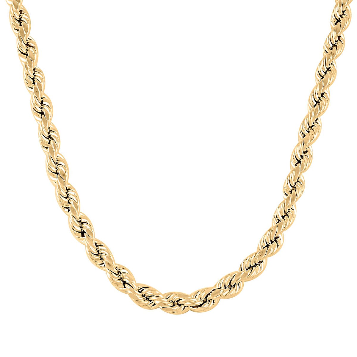 10K Yellow Gold 6mm Rope Chain Necklace 26 Inches 20.60 Grams image number 0