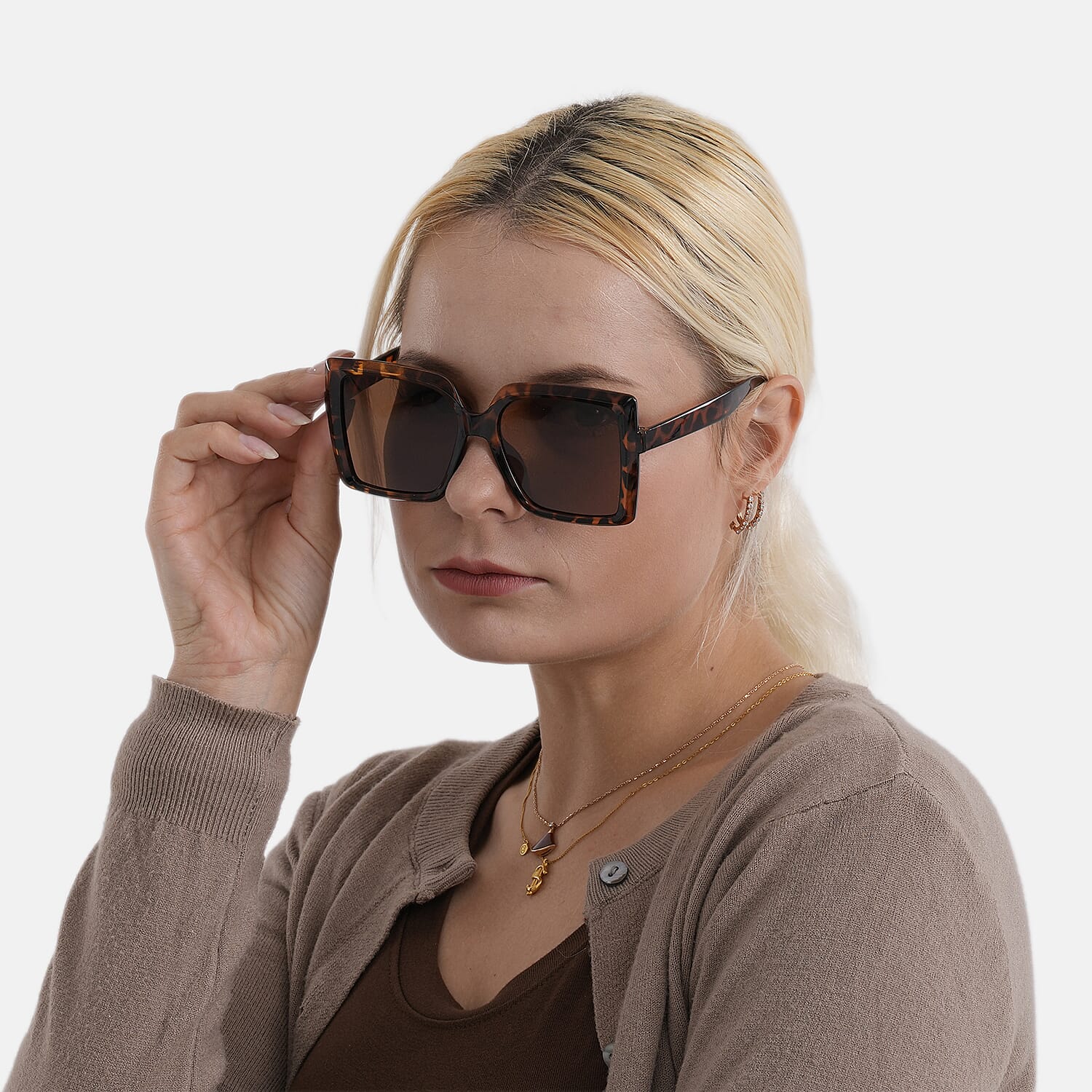 Leopard Brown UV400 Polarized Sunglasses