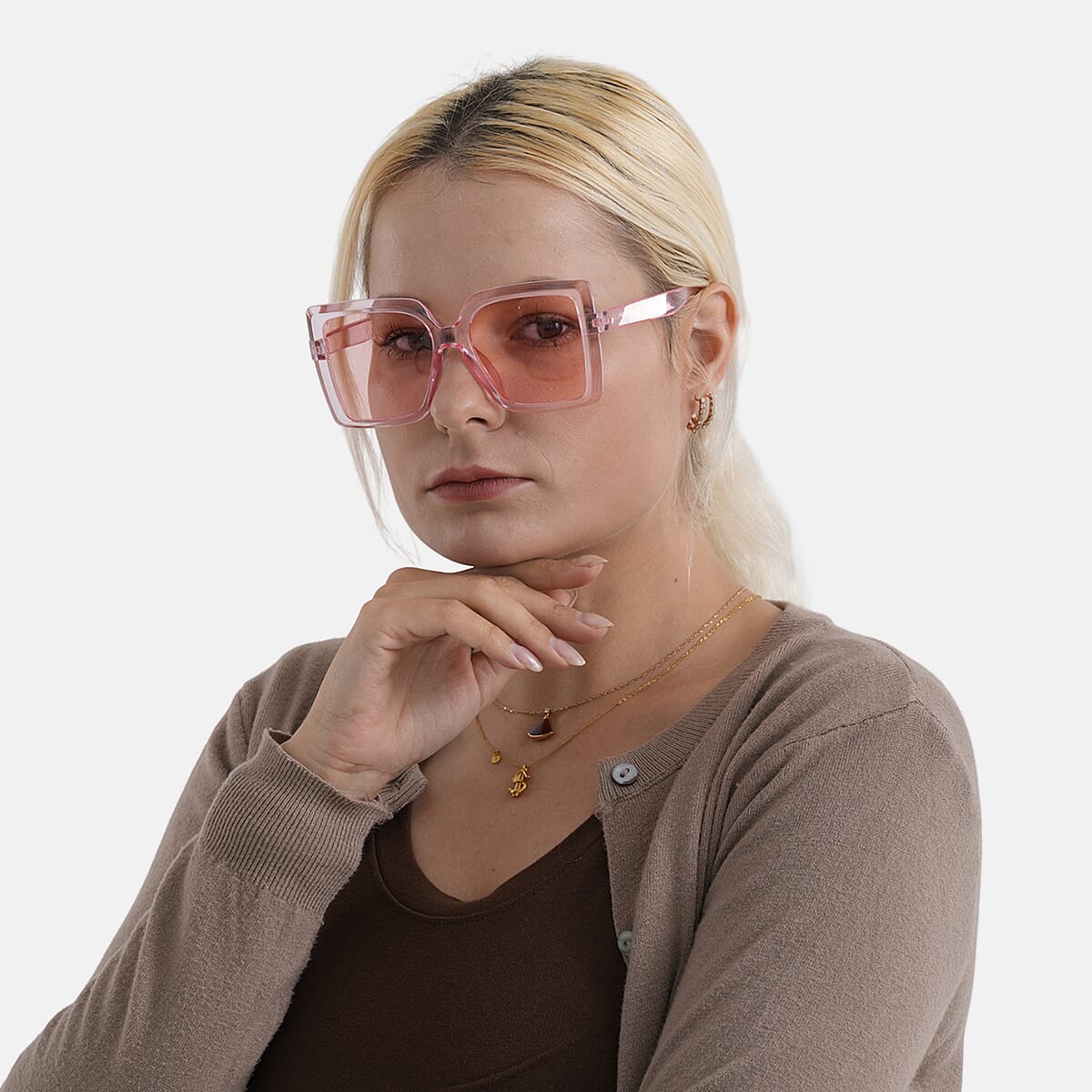 Pink UV400 Polarized Sunglasses image number 2