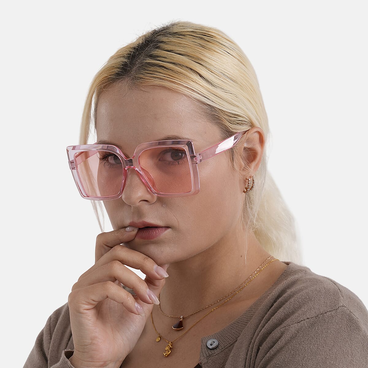 Pink UV400 Polarized Sunglasses image number 3