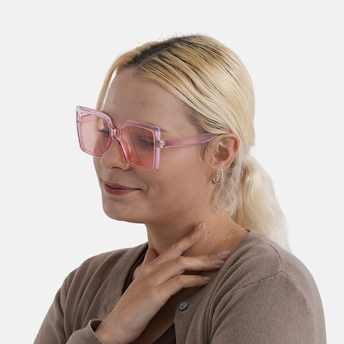 Pink UV400 Polarized Sunglasses image number 4