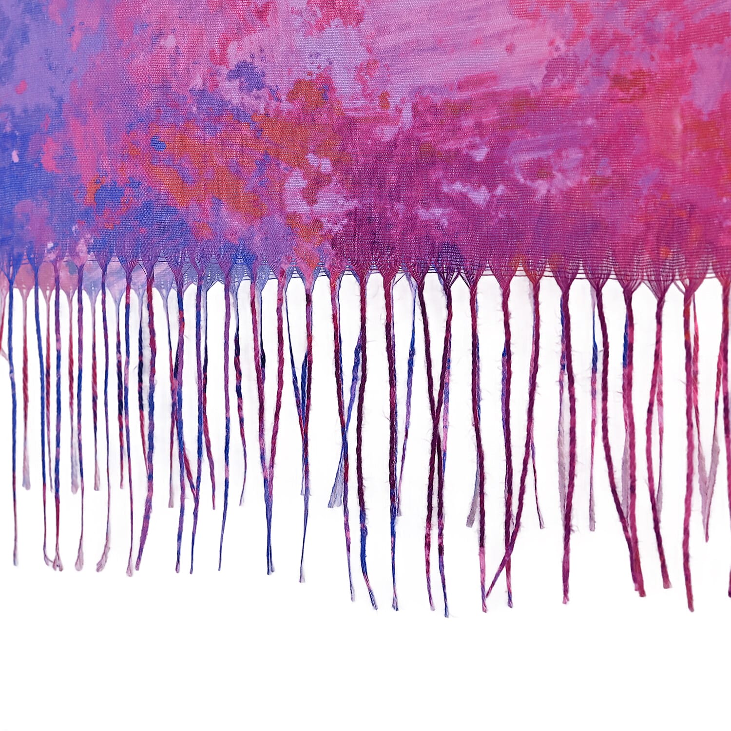 La Marey Purple Digital Printed Scarf