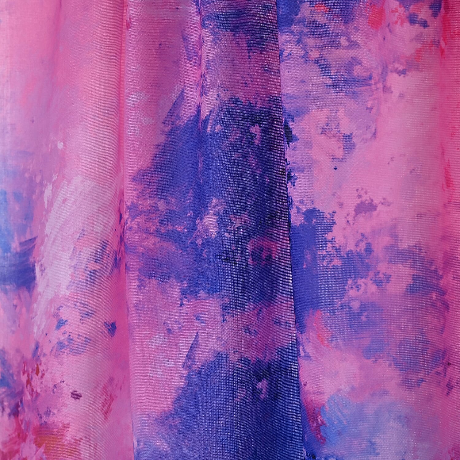 La Marey Purple Digital Printed Scarf