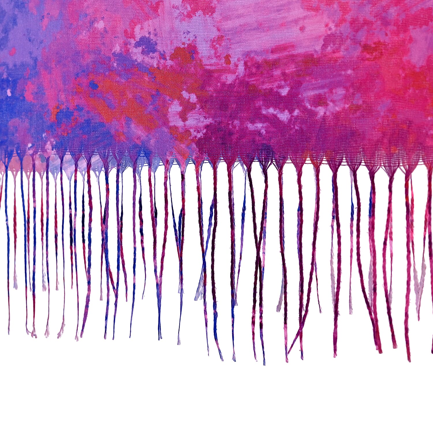 La Marey Purple Digital Printed Scarf