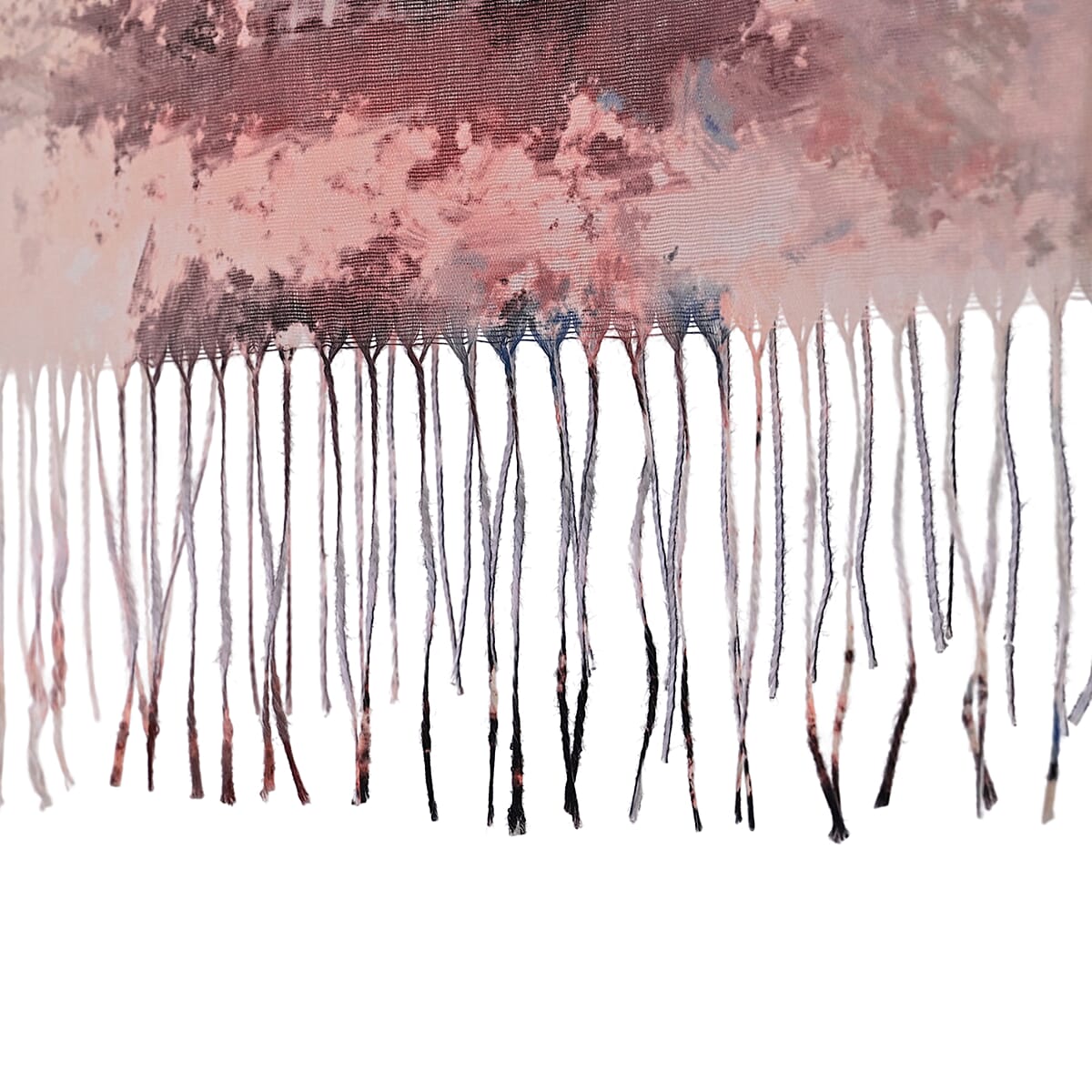 La Marey Blue and Gray Digital Printed Scarf image number 2