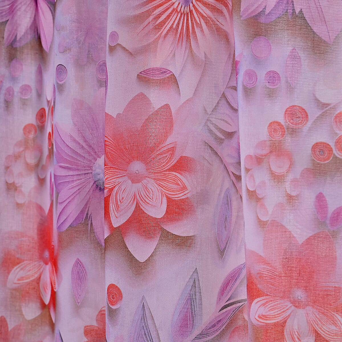 La Marey Purple Digital Printed Scarf image number 5