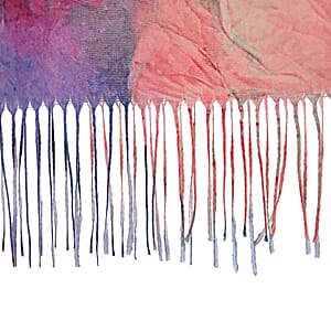 La Marey Black Digital Printed Scarf