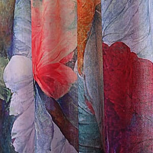 La Marey Black Digital Printed Scarf