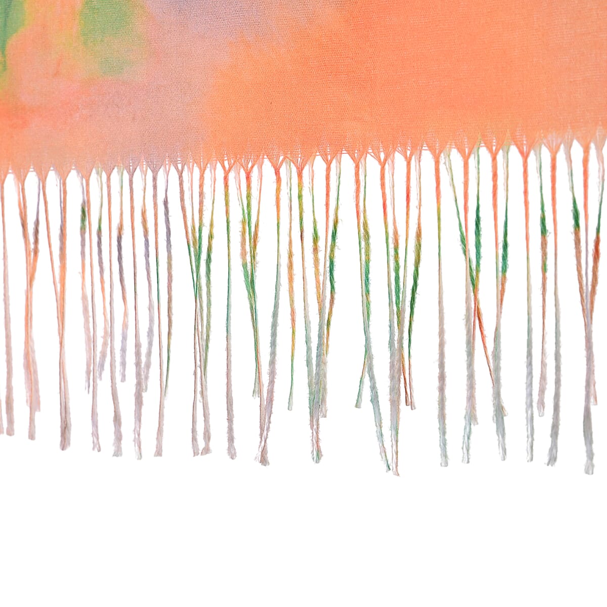 La Marey Orange Digital Printed Scarf image number 2