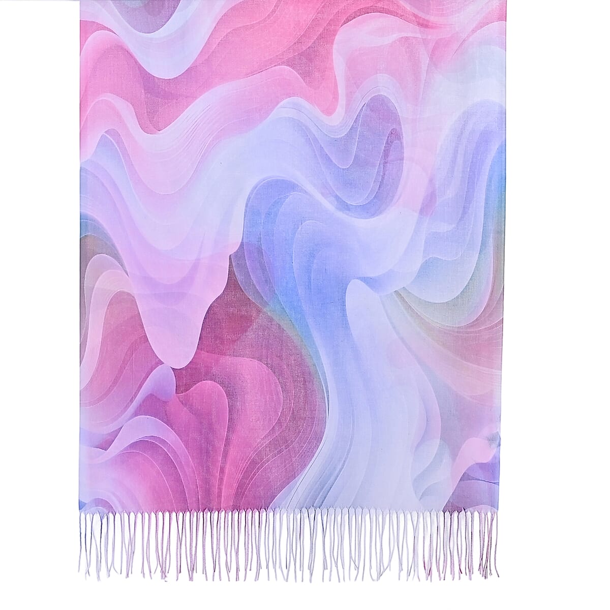 La Marey Purple Digital Printed Scarf image number 1