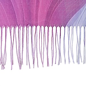 La Marey Purple Digital Printed Scarf