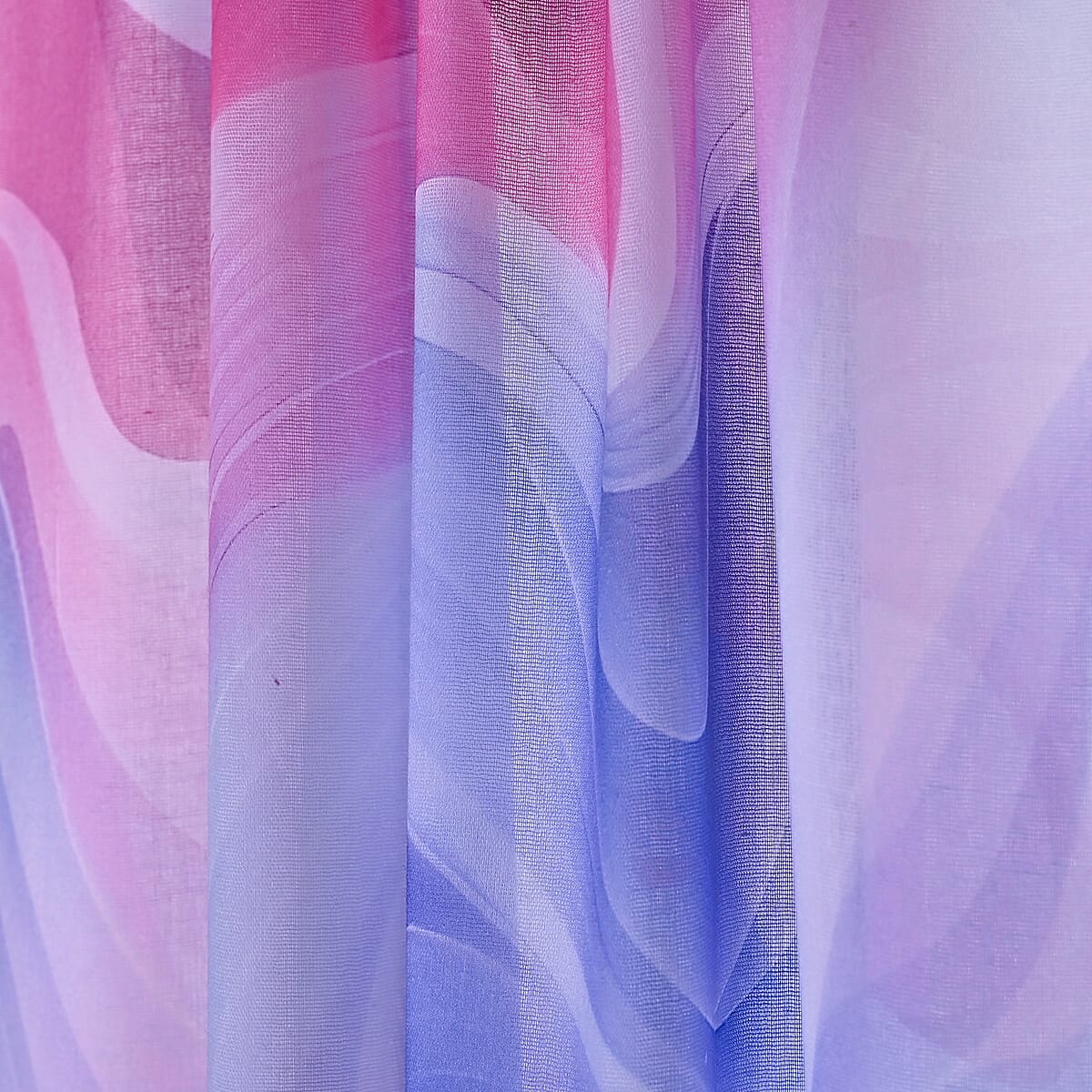 La Marey Purple Digital Printed Scarf image number 3