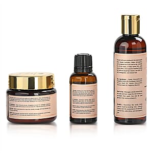 Marigold & Lotus Jojoba Trio Set - Jojoba Oil, Jojoba Cream and Jojoba Serum