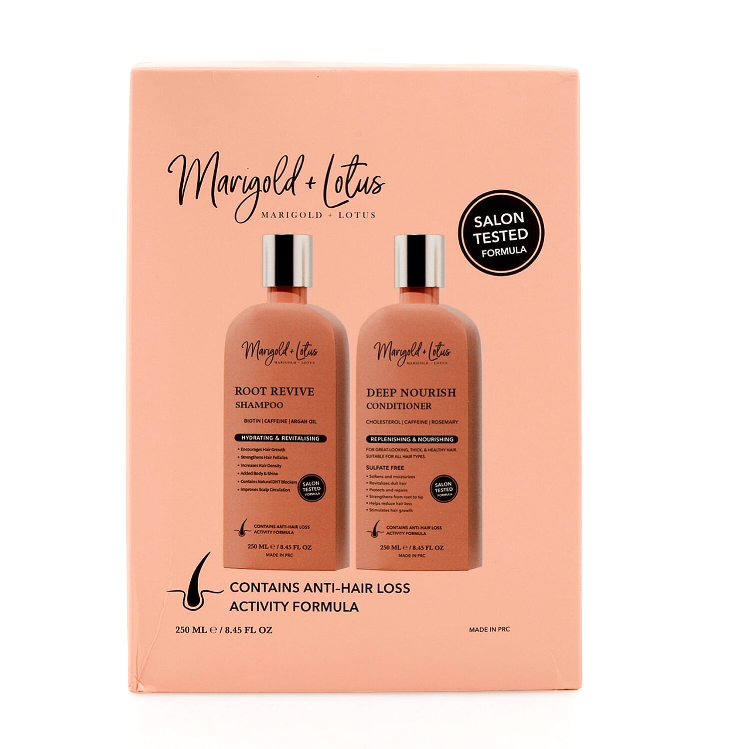 MARIGOLD + LOTUS Hair Growth Shampoo & Conditioner Set
