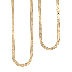 Doorbuster 10K Yellow Gold 4.4mm Bismark Necklace 20 Inches 6.13 Grams
